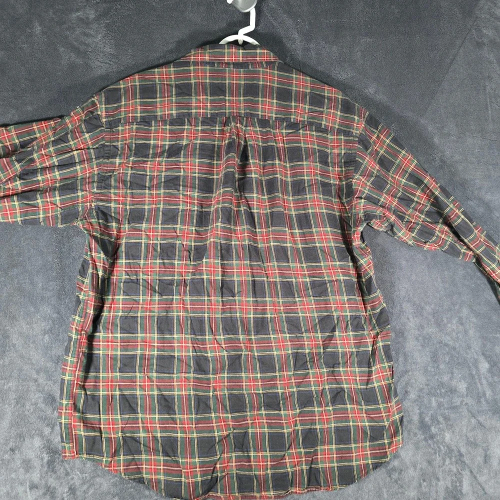 Banana Republic Plaid‎ Flannel Shirt Long Sleeve Button Up Casual Mens M